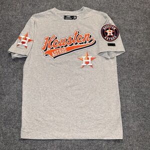 Men PRO STANDARD Houston Astros Logo Pro Team Shirt  Sz Small Gray